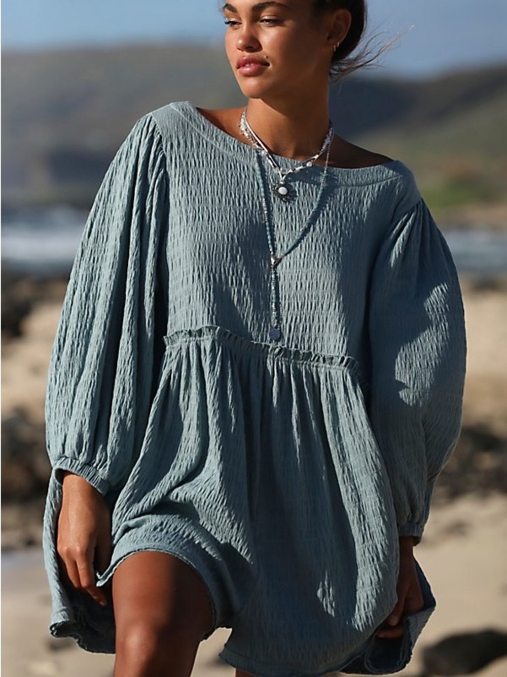 Free People Beyond Obsessed Romper Slate